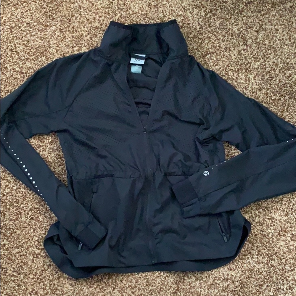 Athletic Black Jacket with Airation Holes